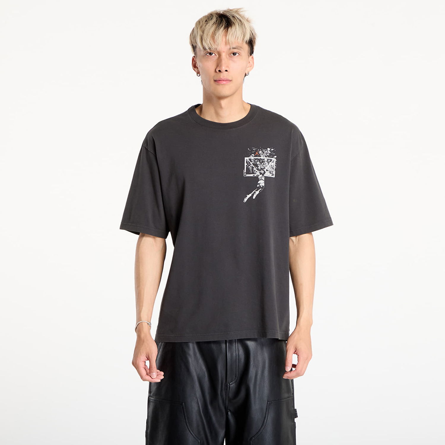 T-shirt Jordan Jordan Oversized Graphic T-Shirt Sort | IB3297-045, 0