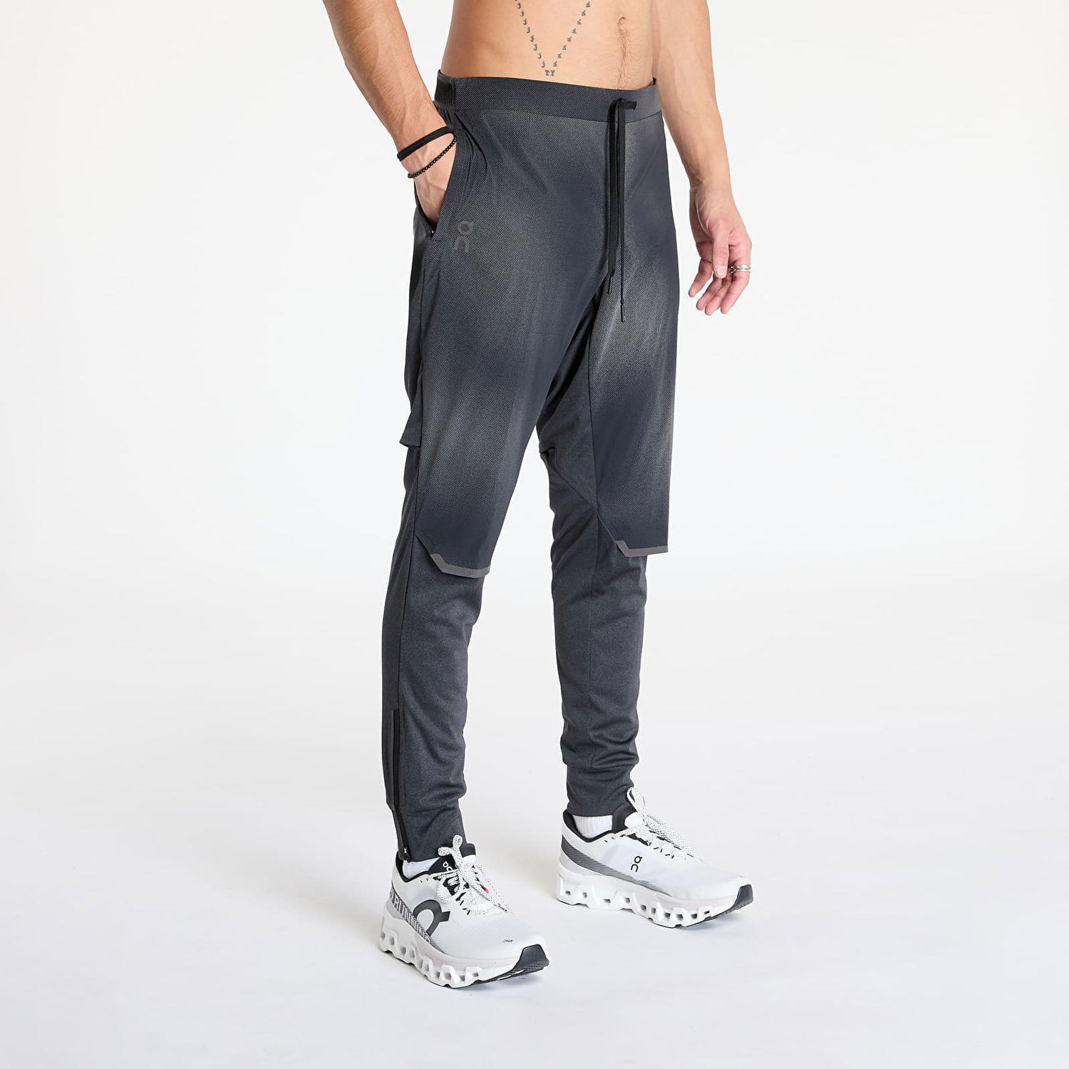 Bukser On Running Weather Pants Lumos Black Sort | 1ME30220553, 0