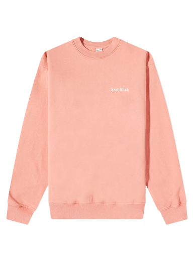 Sweater Sporty & Rich New Health Crewneck Lyserød | CR495FL
