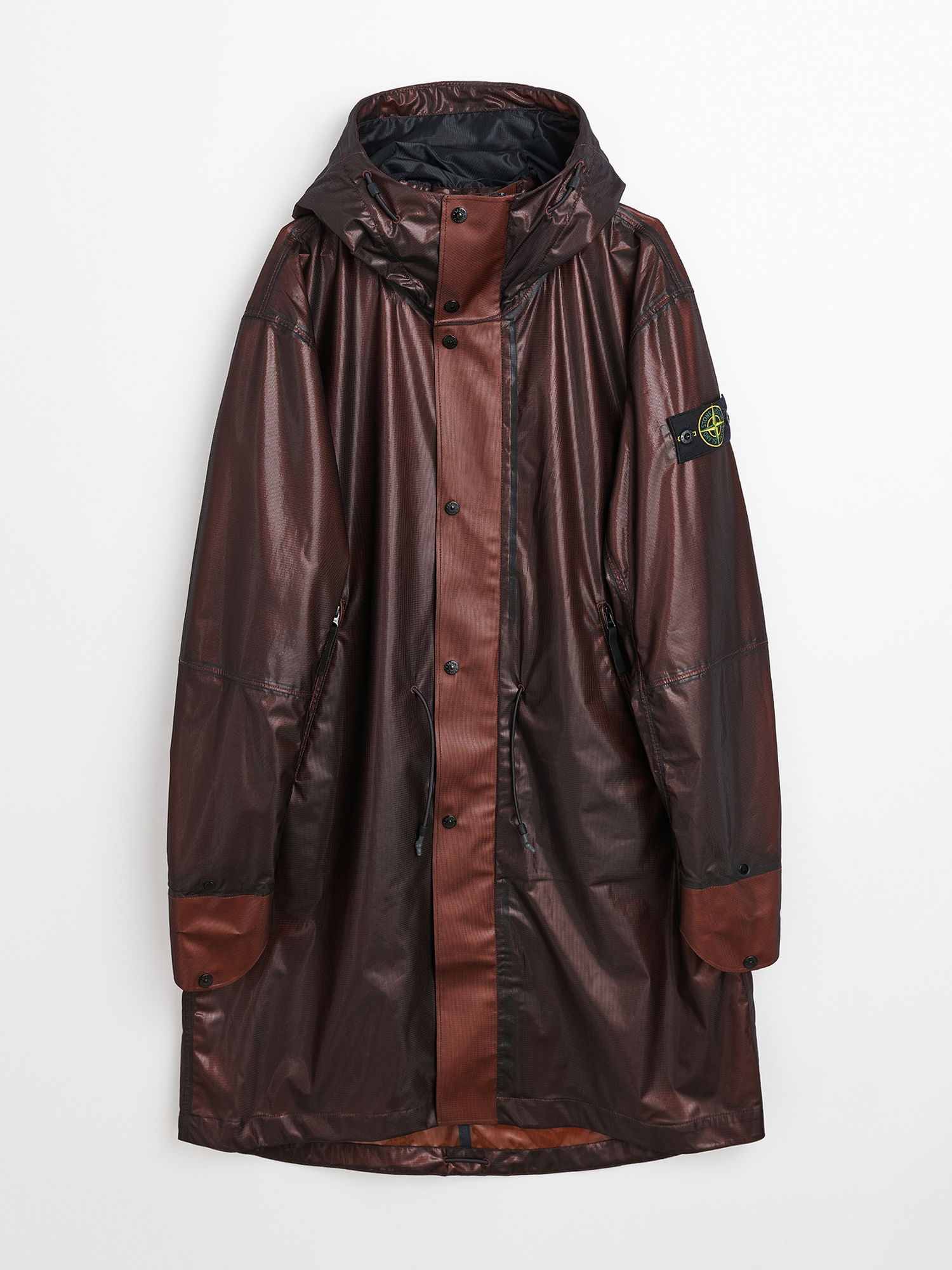 Parka Stone Island Metallic Run Proof Nylon Parka Bourgogne | 801570933 V0013, 0