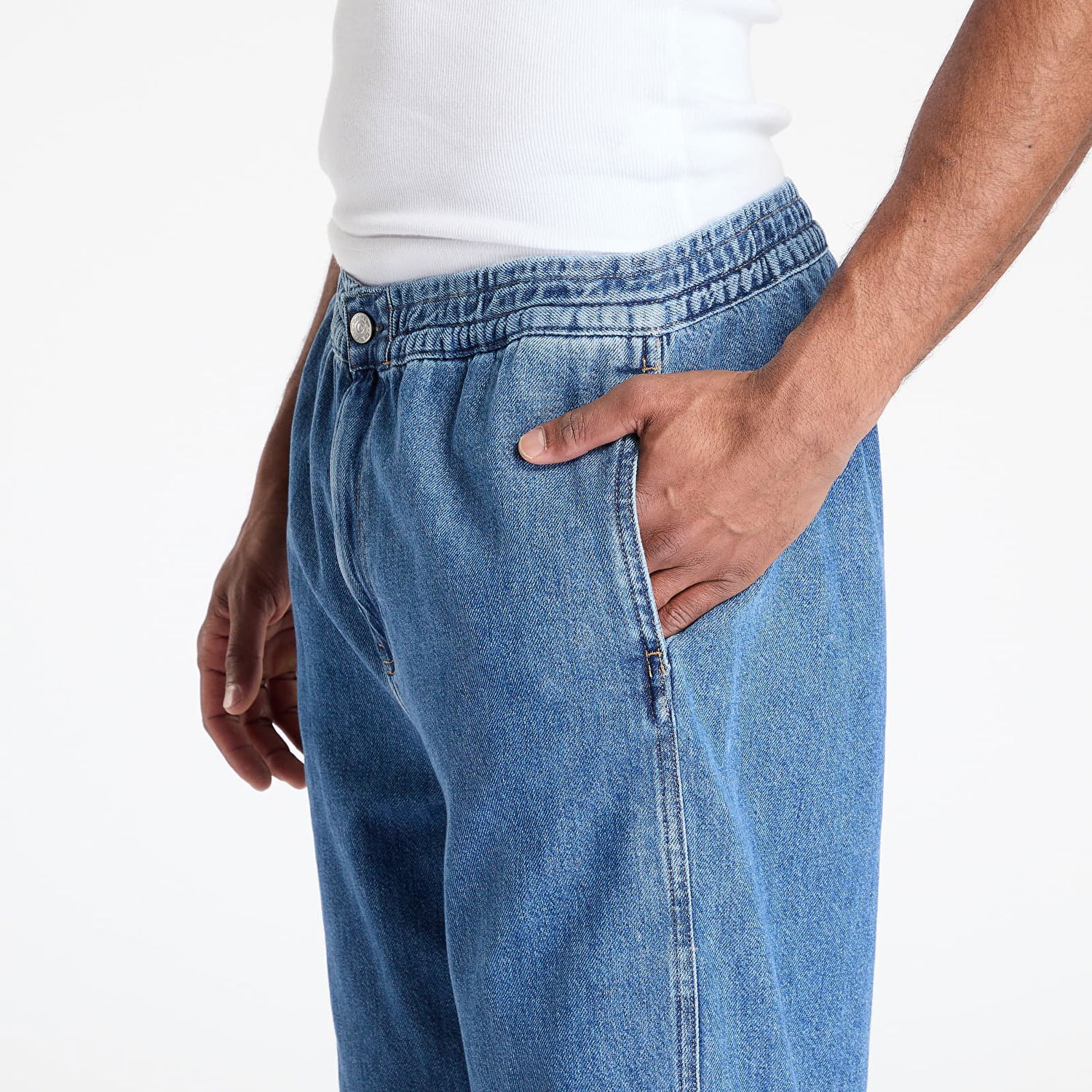Jeans CALVIN KLEIN Calvin Klein Jeans 90'S Loose Fit Pull On Denim Pants Blå | J30J327518 1A4, 1
