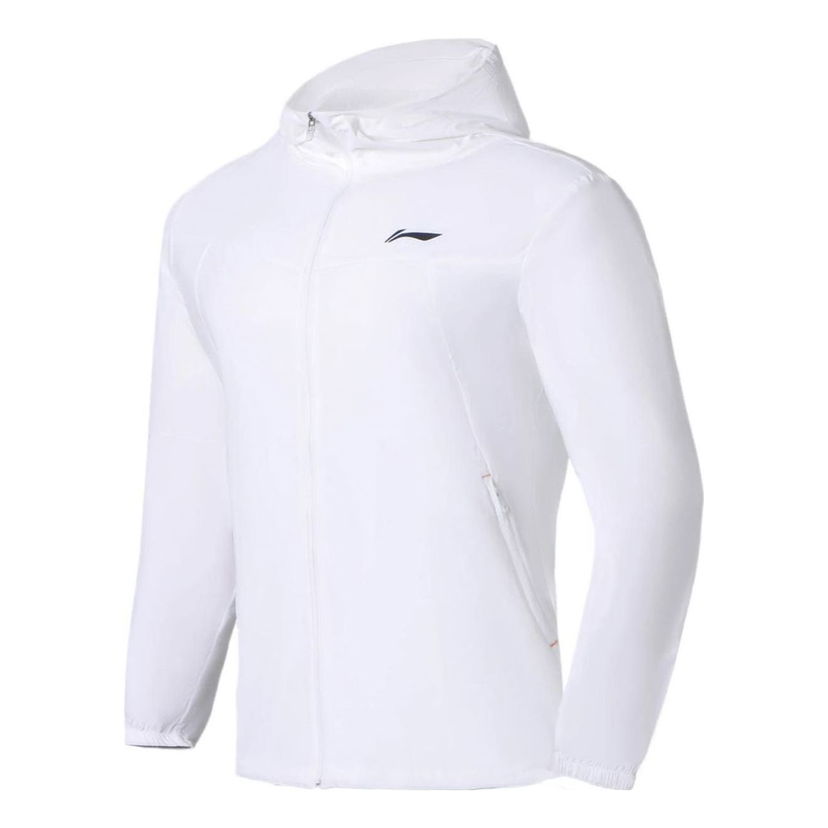 Vindjakke Li-Ning Running Windbreaker Hvid | AFDS365-1