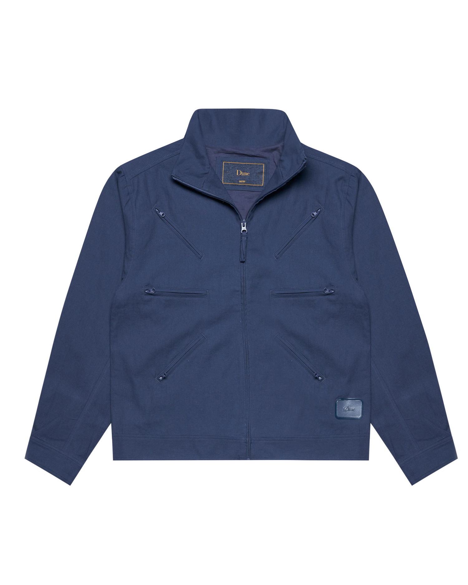 Bomberjakke Dime Navy Blue Zip-Up Jacket Mørkeblå | DIMEHO243NVY, 0