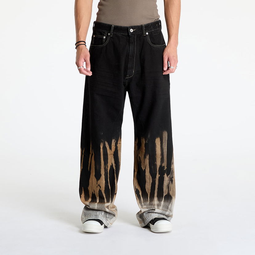 Jeans Rick Owens DRKSHDW Denim Geth Jeans Black/ Terra Sort | DU02D2351 BSUN 0983