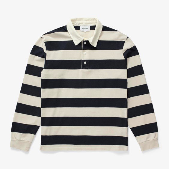 Skjorte Palmes Colt Rugby Shirt Sort | 00280021-NVY, 0