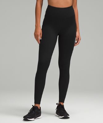 Leggings lululemon Fast and Free High-Waisted Fleece Pockets Leggings 71 cm Size 10 Sort | prod11530529, 6
