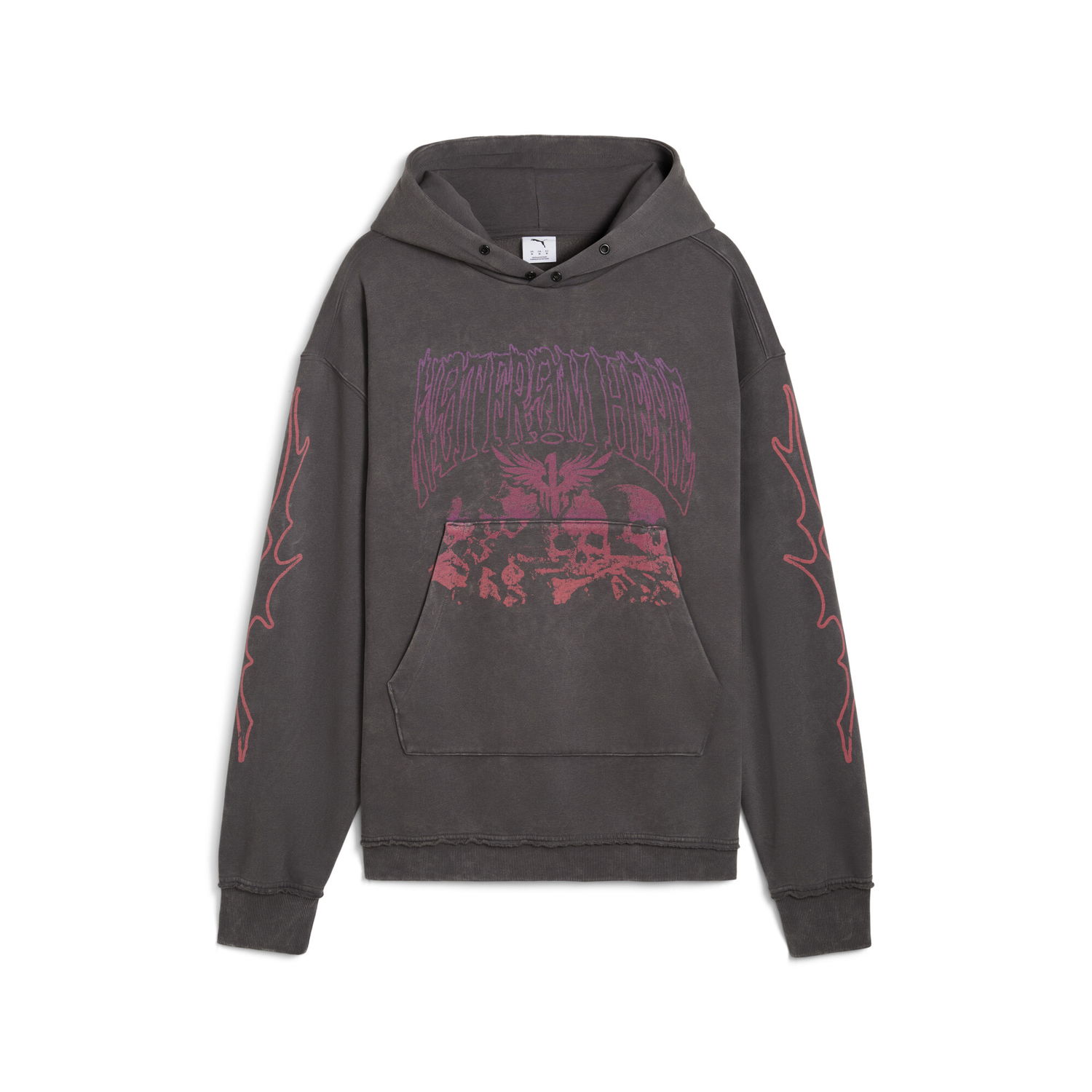 Sweatshirt Puma LaMelo World Tour-nament Hoodie Grå | 632433_01, 0