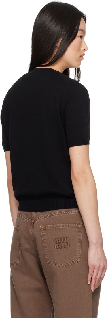 Sweater &Daughter &Daughter Emer Cashmere T-shirt Sort | CH04633, 2