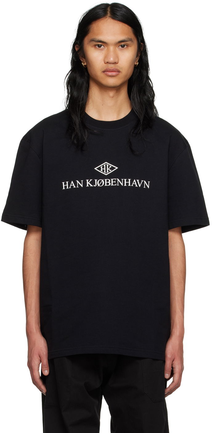 T-shirt Han Kjøbenhavn Han Kjobenhavn T-Shirt Sort | M-132919, 0