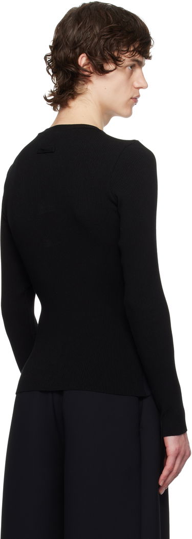 Sweater Jean Paul Gaultier Jean Paul Gaultier Flowers Cadres Long Sleeve T-Shirt Sort | 25/33-F-TO259-T579-002142, 2