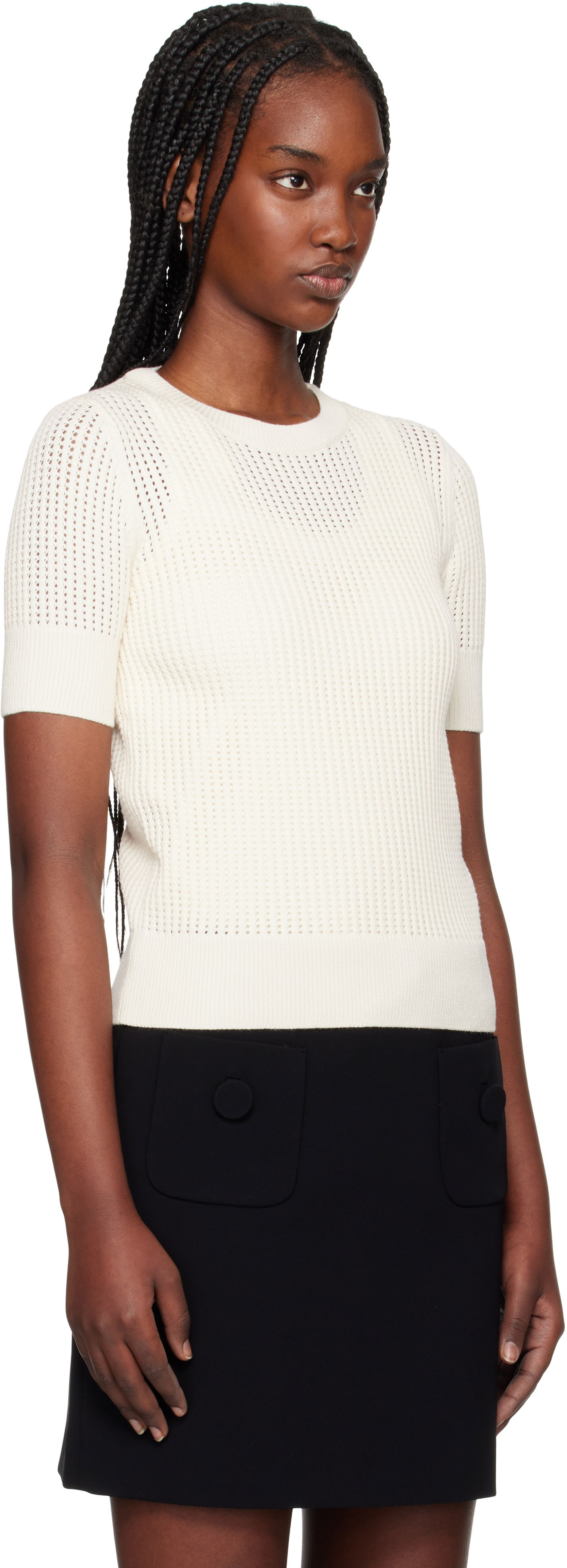 Sweater Max Mara Max Mara Ebbri Knitted Sweater Hvid | 2516361071600, 1