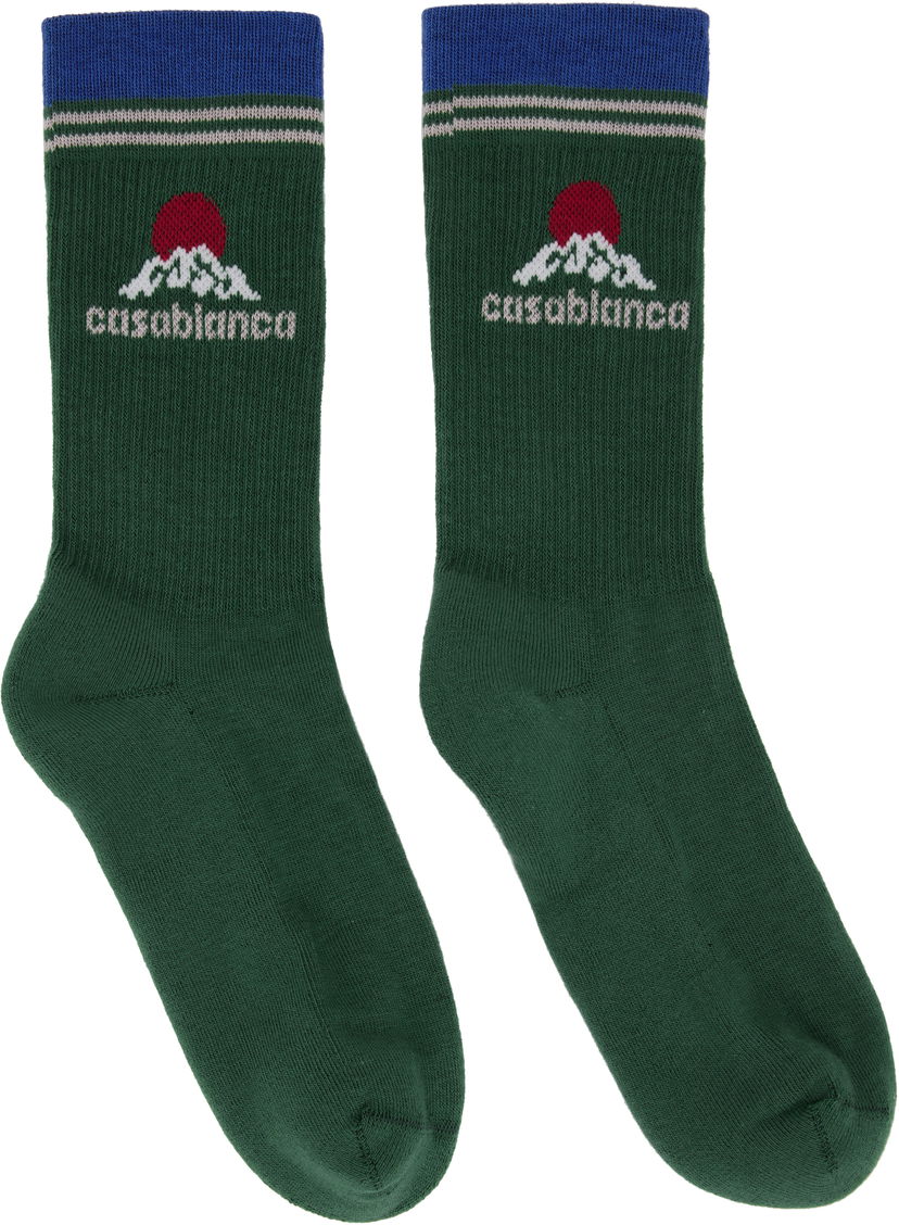 Sokker Casablanca Casablanca Montagne Socks Grøn | APF25-ACC-010-06