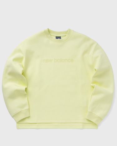 Sweatshirt New Balance Hyper Density Triple Knit Spacer Crew Gul | WT41556-LLT, 0