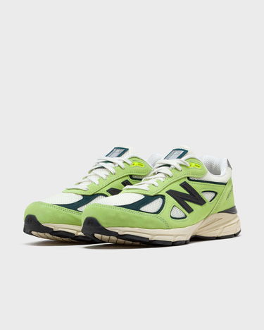 Sneakers og sko New Balance 990v4 Made in USA "Hi-Lite" Grøn | U990NB4, 3