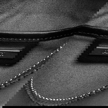 Skuldertaske OSOI Mini Black Leather Shoulder Bag Sort | 21SB030-101-01, 5