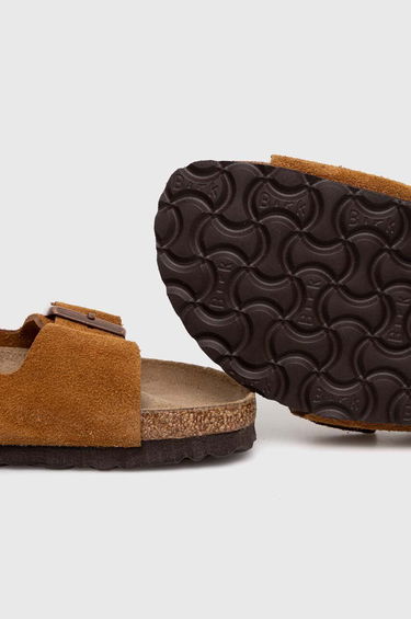 Sneakers og sko Birkenstock Birkenstock Arizona Suede Slides Brun | 1027162, 3