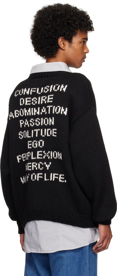Sweater WTAPS WTAPS Ingredient Sweater Sort | 242MADT-KNM05, 2