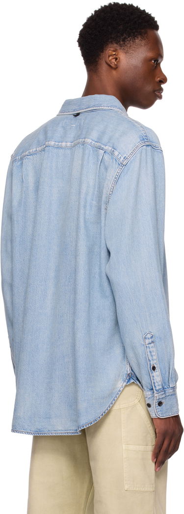 Skjorte rag & bone Rag & Bone Finch Denim Shirt Blå | MED25PA016FWSU, 2