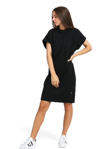 Kjole Urban Classics Ladies Organic Cotton Cut On Sleeve Tee Dress Sort | TB4364
