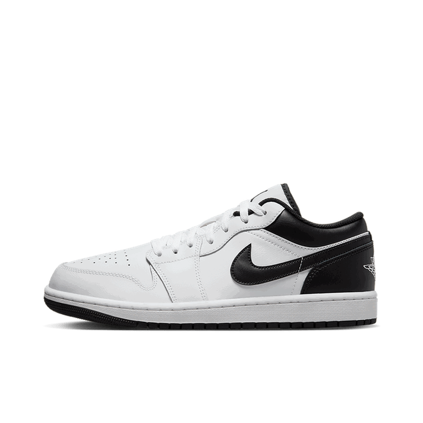Sneakers og sko Jordan Air Jordan 1 Low "White Black" Hvid | 553558-132