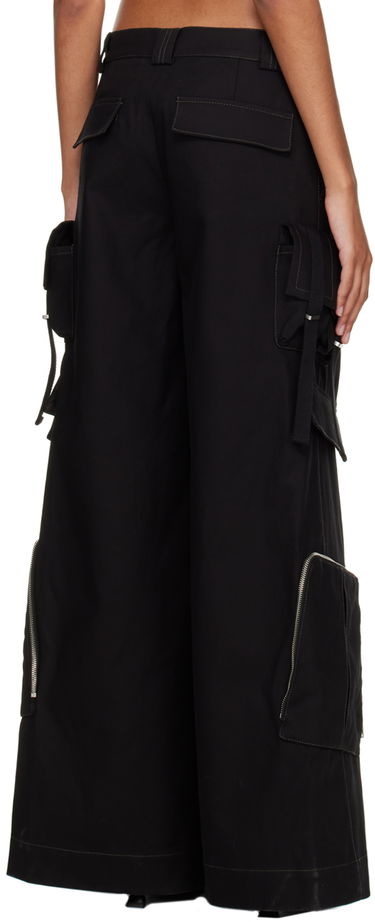 Cargo bukser Dion Lee Dion Lee Multi-Pocket Cargo Trousers Sort | C2076F22, 2