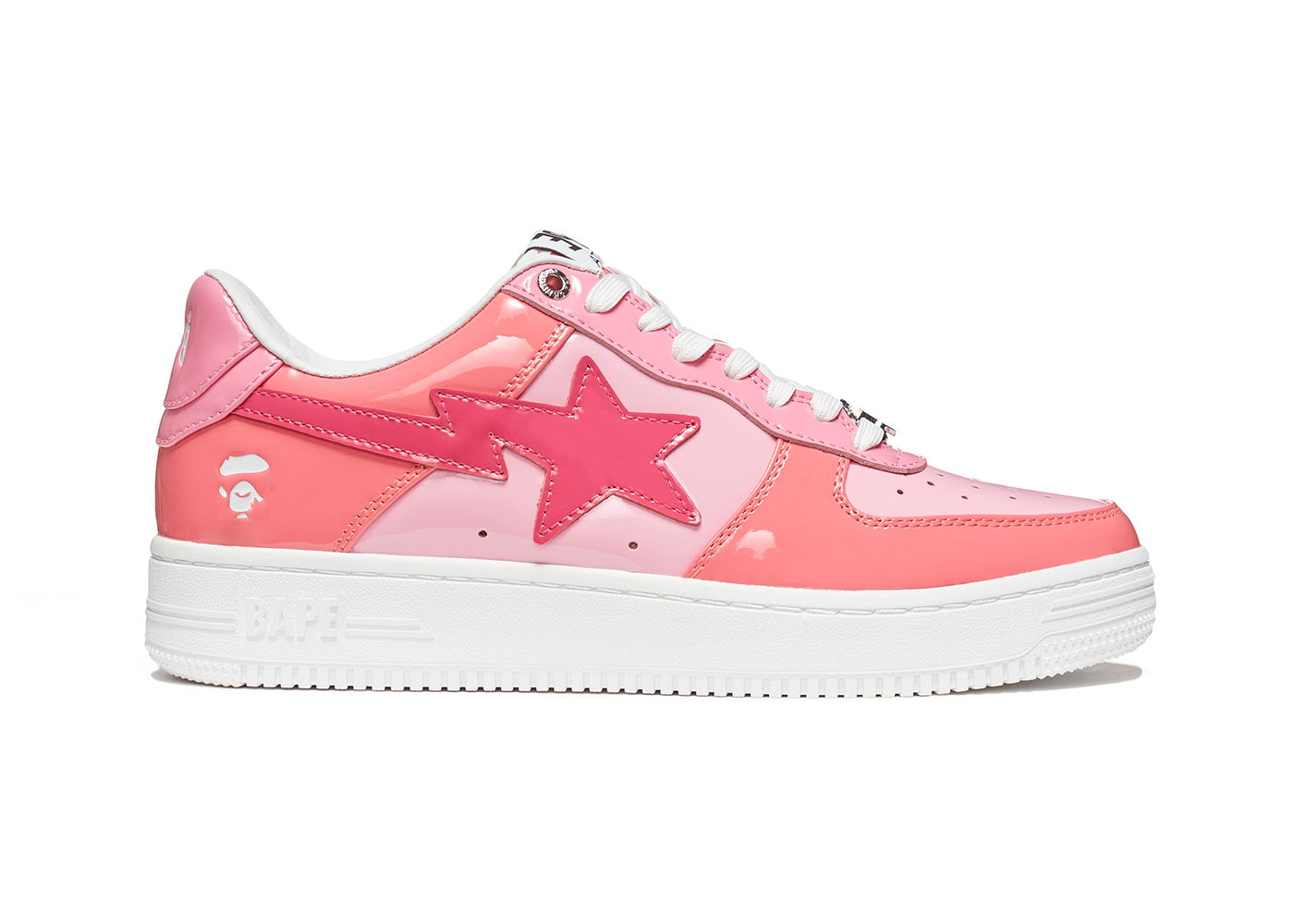 Sneakers og sko BAPE Bape Sta Low "Color Camo Combo Pink" Lyserød | 001FWH201046_PNK, 0