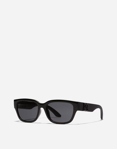Solbriller Dolce & Gabbana Dolce & Gabbana DG Logo Acetate Sunglasses Sort | VG600OVN1879V000, 1