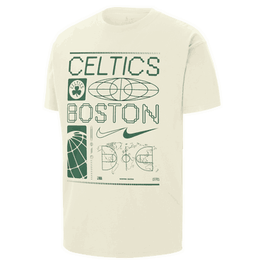 T-shirt Nike NBA Max90 Boston Celtics T-Shirt Beige | FQ6079-133, 0