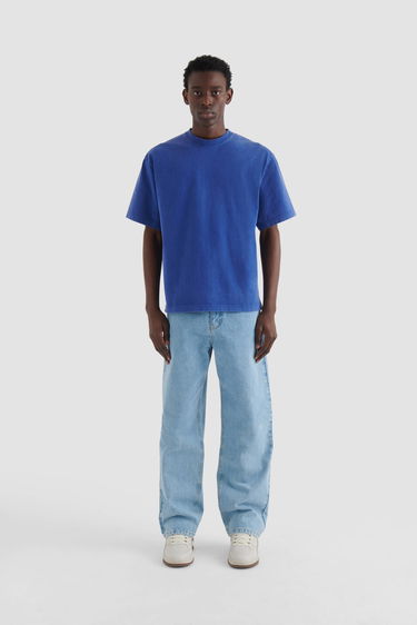 T-shirt AXEL ARIGATO Typo Embroidered T-Shirt Blå | A0787005, 4