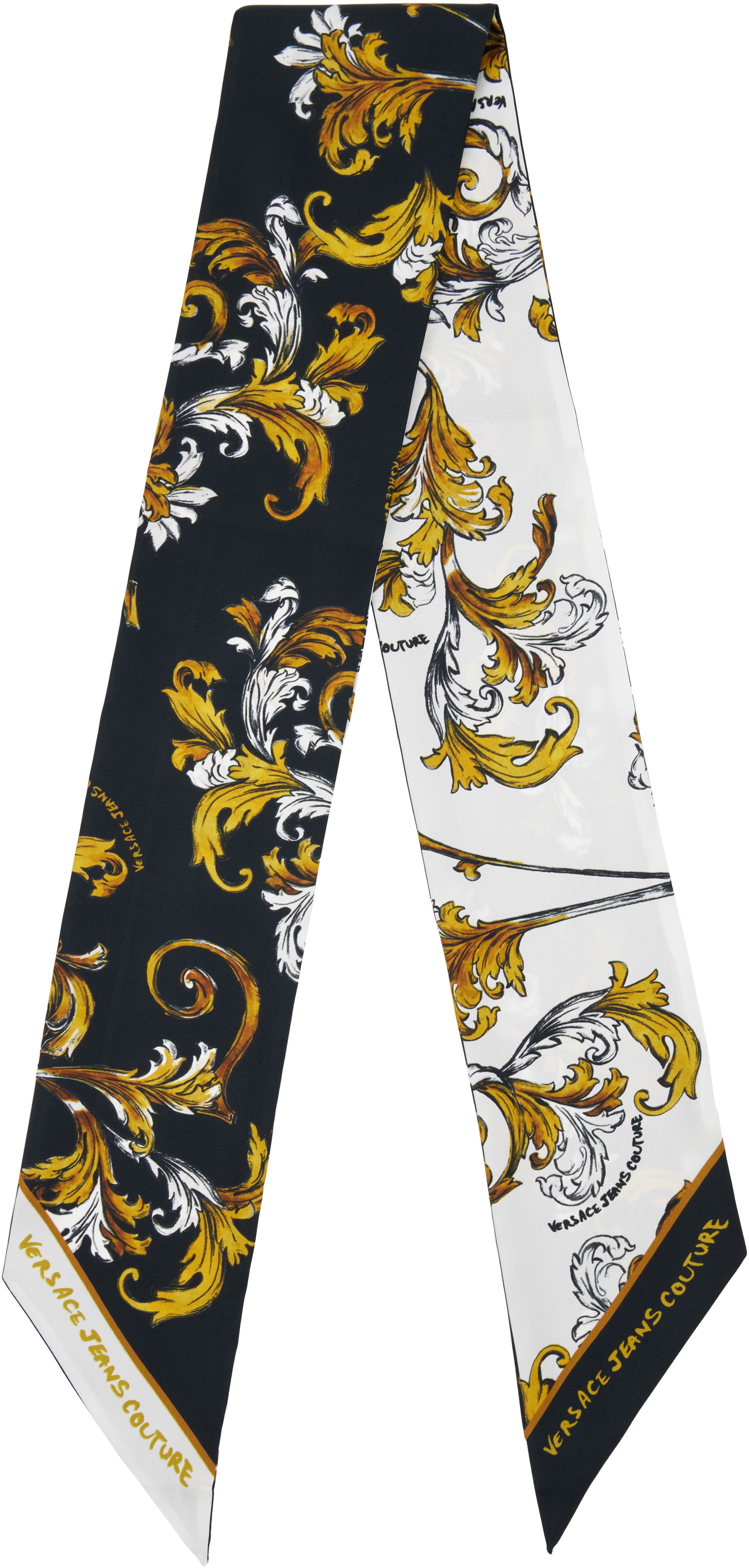 Tørklæde Versace Versace Jeans Couture Barocco Print Silk Twill Scarf Flerfarvet | E78HA7H08_EZG356, 0