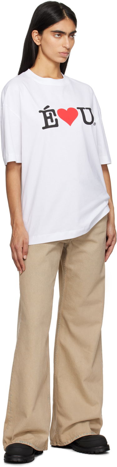 T-shirt Études Études 'ÉLU' Relax T-Shirt Hvid | H24MMTSH138-00, 3