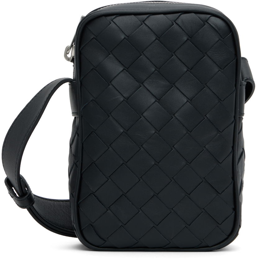 Skuldertaske Bottega Veneta Bottega Veneta Intrecciato Crossbody Bag Sort | 729296 VCPQ3