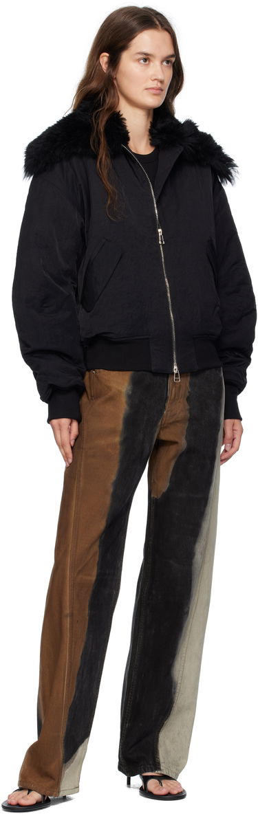 Bomberjakke Eckhaus Latta Eckhaus Latta Zip Bomber Jacket Sort | 1411-EL-PF25-A -, 3