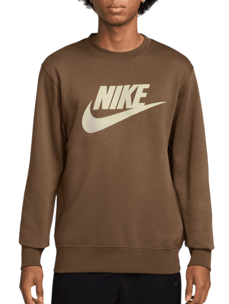 Sweatshirt Nike Nike Club Sweatshirt Brun | fn3890-235