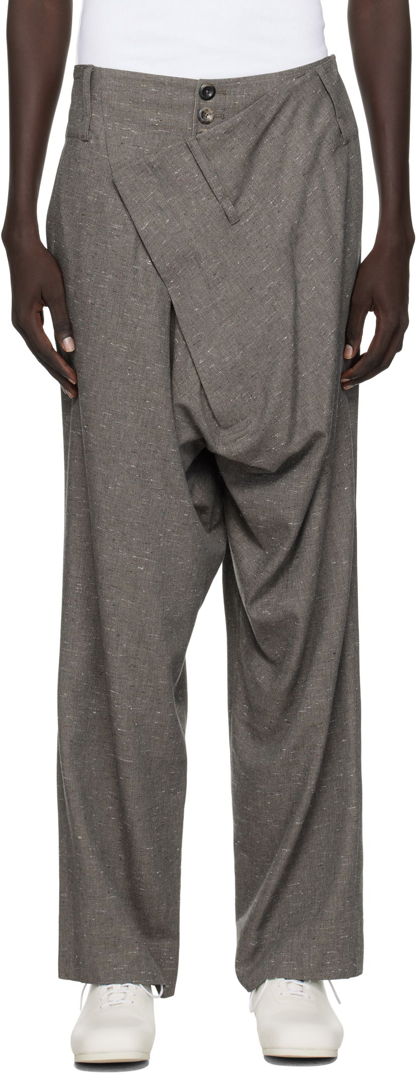 Bukser Vivienne Westwood Vivienne Westwood Inferno Trousers Grå | 2F01001P-W017Q-