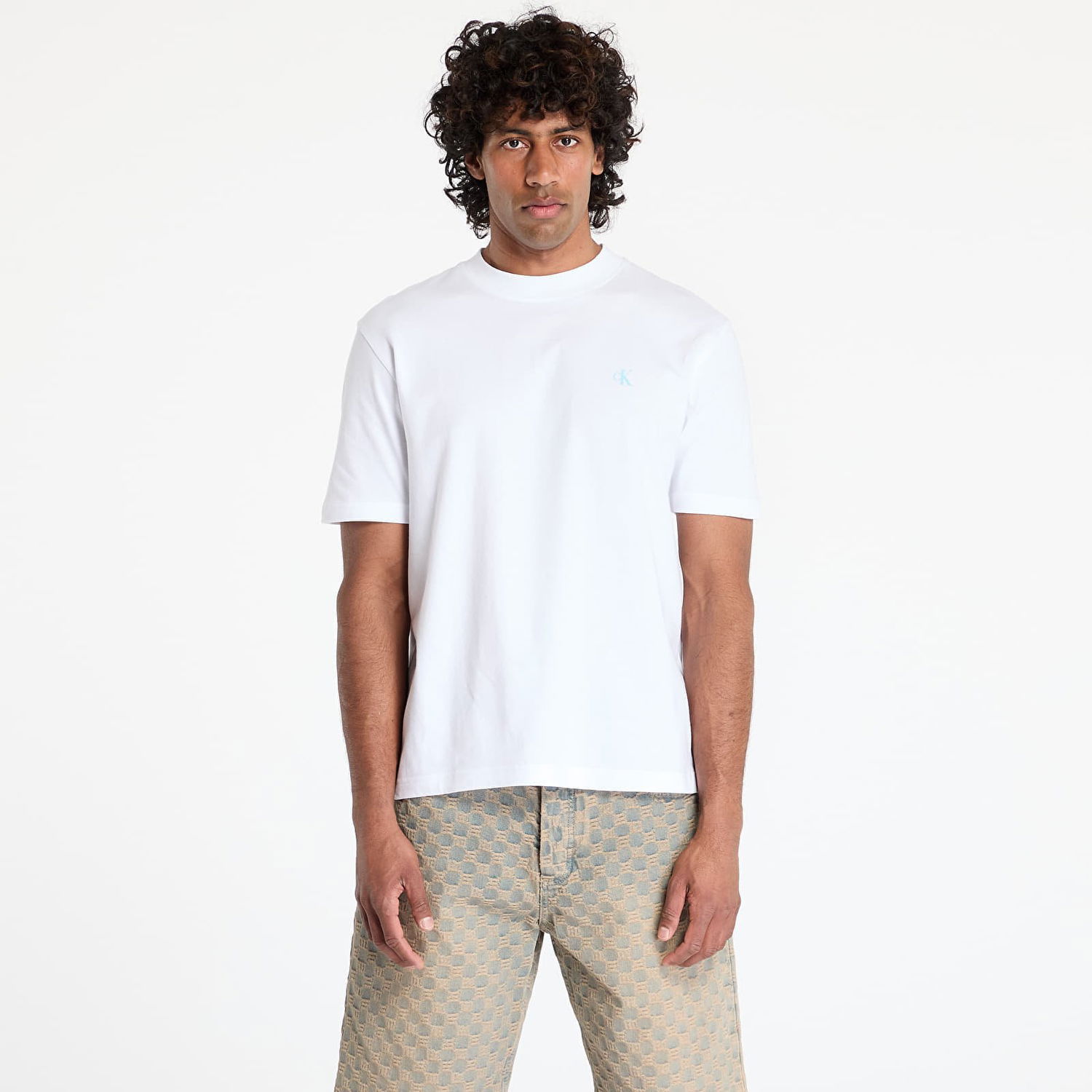 T-shirt CALVIN KLEIN Calvin Klein Jeans Painted Tee Hvid | J30J327523 YAF, 0