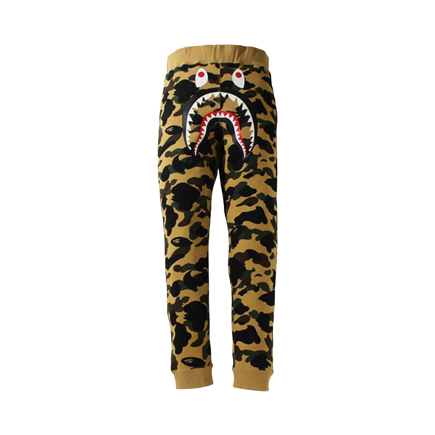 Joggingbukser BAPE 1st Camo Shark Slim Fit Sweatpants Gul | 1H80 152 012 YELLOW, 1