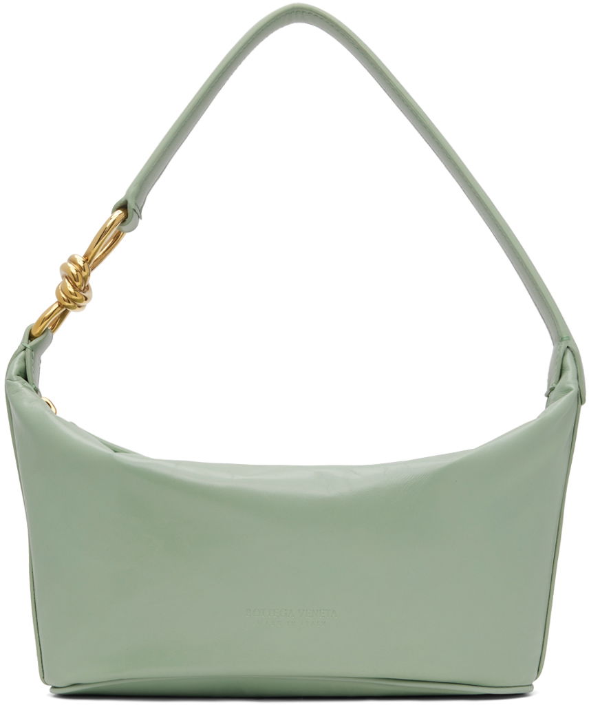 Skuldertaske Bottega Veneta Knot Shoulder Bag Grøn | 730964 VA9A7, 0