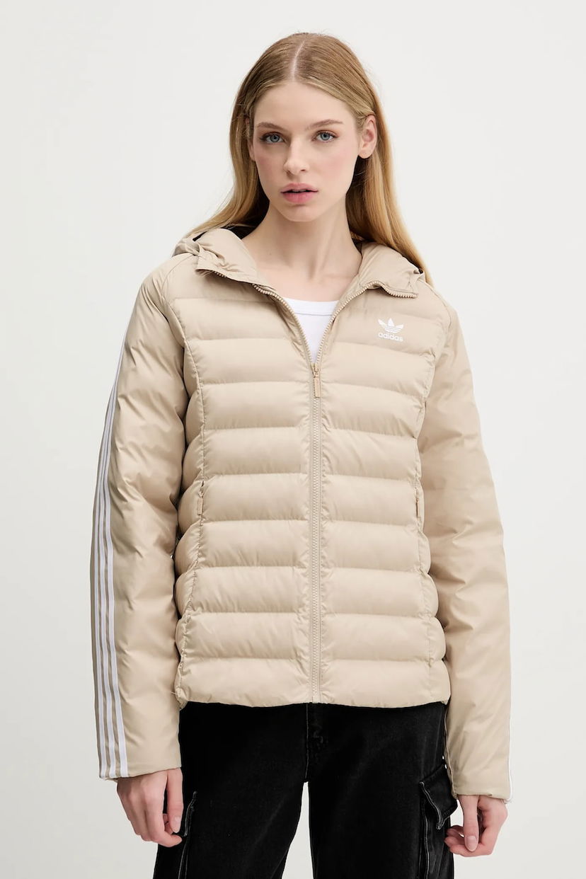 Puffer jakke adidas Originals adidas Originals Slim Jacket Beige | JX2940