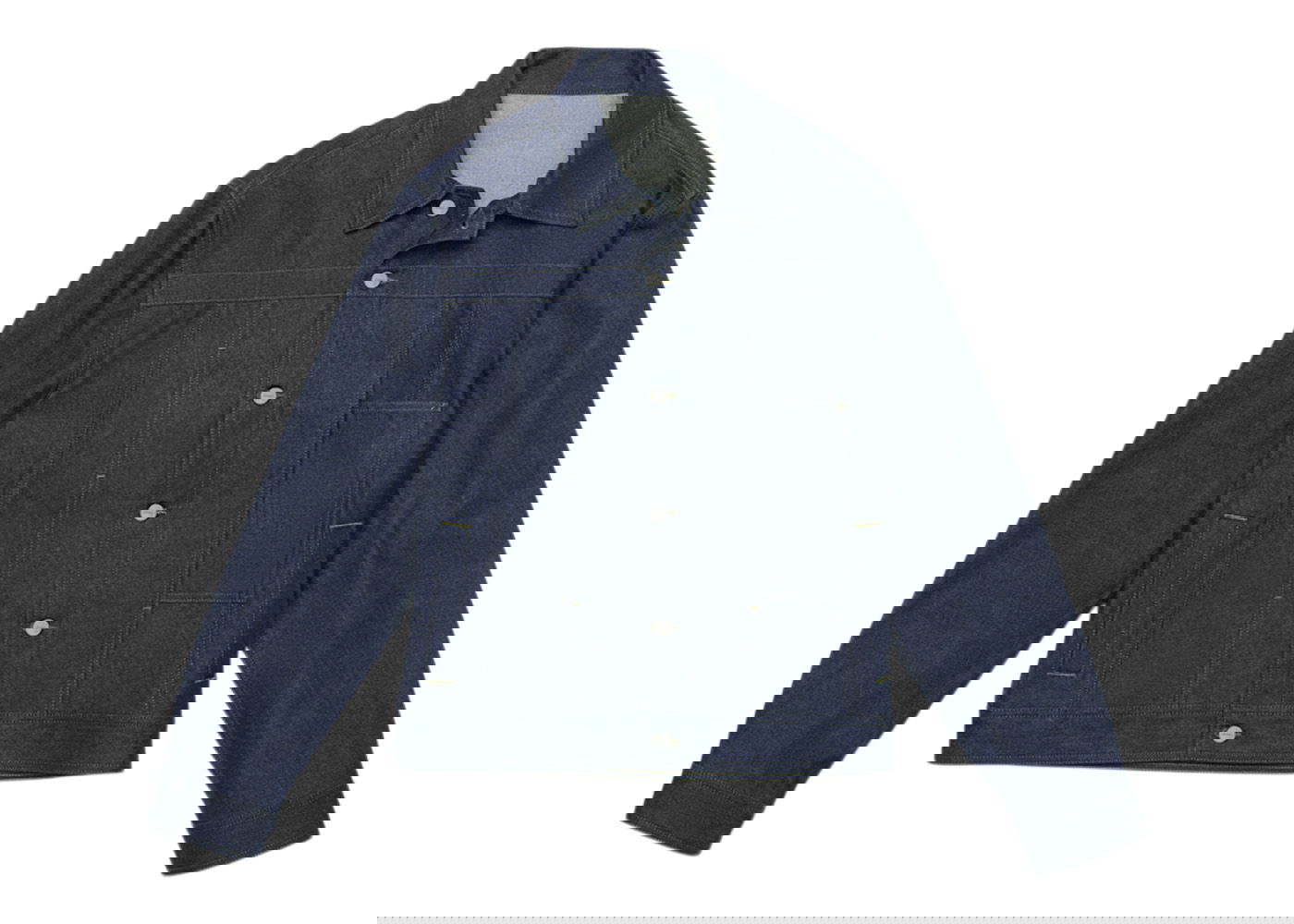 Skjorte Jacquemus Veste De Nimes Paneled Mørkeblå | 226DE013-1015-38A, 0