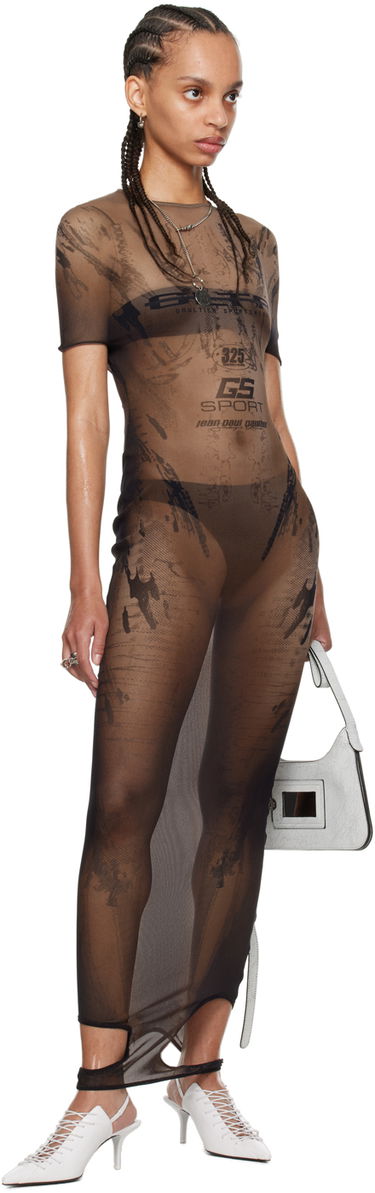 Kjole Jean Paul Gaultier Shayne Oliver Edition Maxi Dress Sort | 24/27-F-RO183-T550-6700, 4