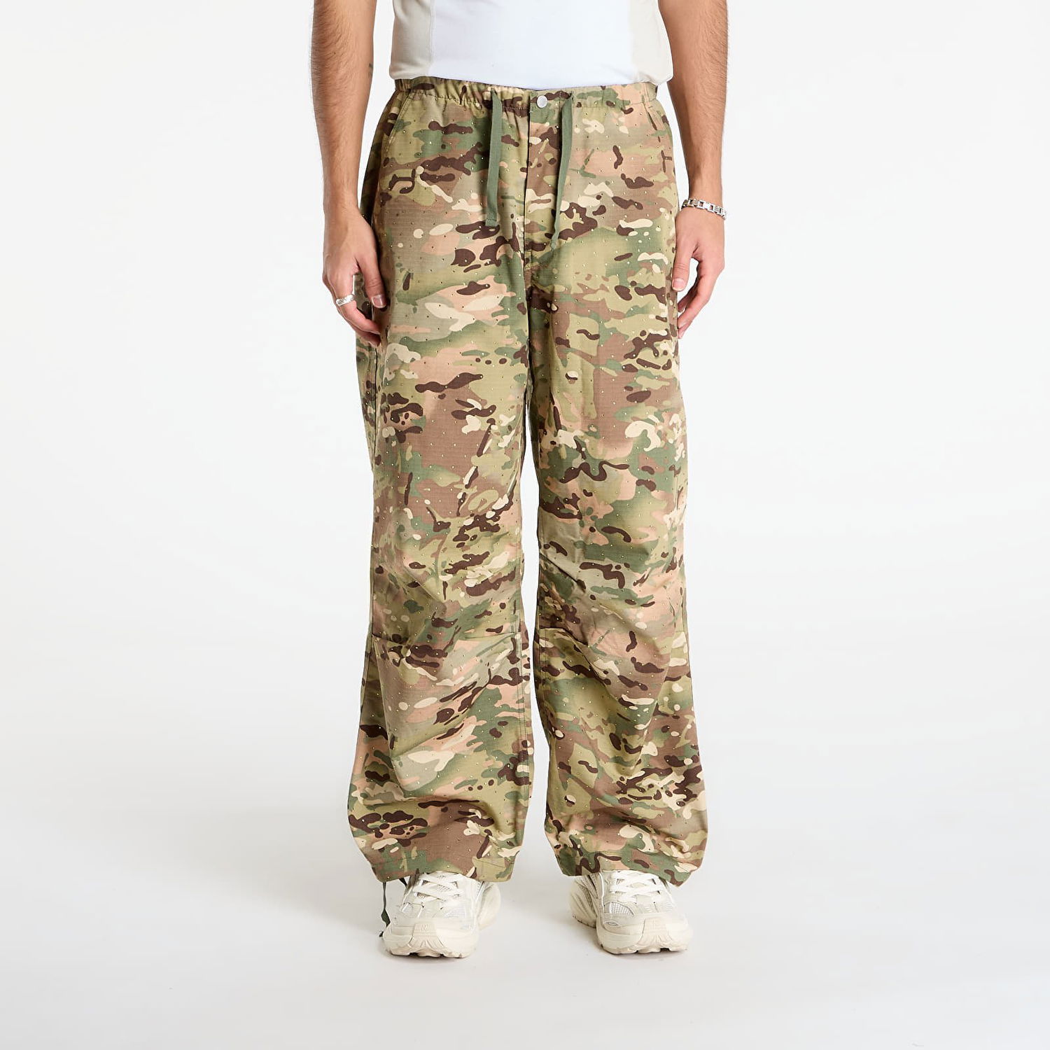 Bukser Pleasures Gem Camo Wide Pants Flerfarvet | P25F051-CAMO, 0