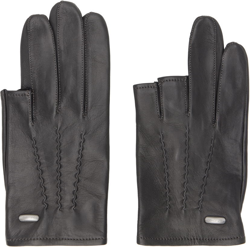 Handsker OUR LEGACY Our Legacy Hang Loose Leather Gloves Brun | A2258HDL