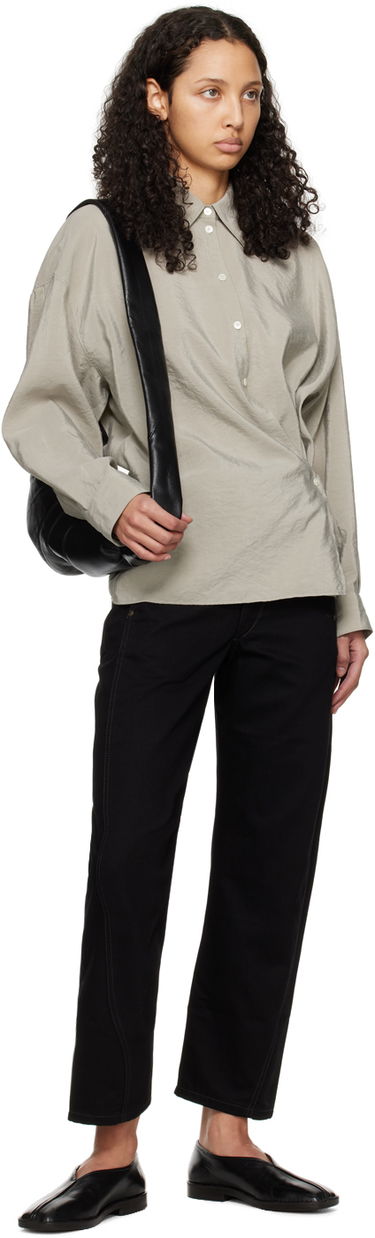 Skjorte LEMAIRE Twisted Button-Up Shirt Grøn | SH1032 LF208, 3