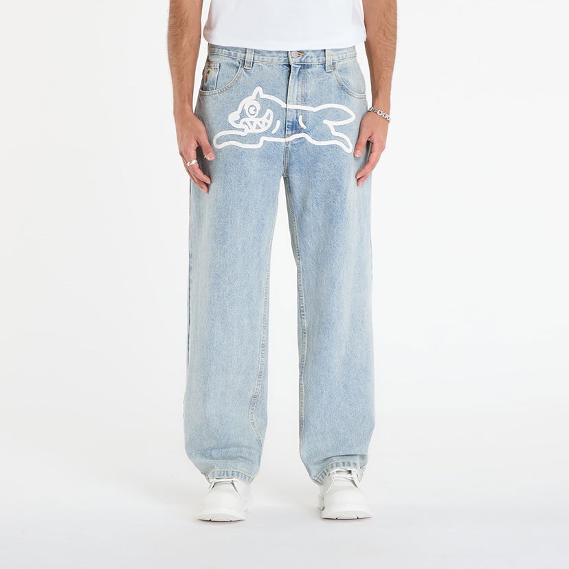 Jeans BILLIONAIRE BOYS CLUB Icecream Running Dog Double Scoop Heavy Wash Denim Pant Blå | ICD002 Heavy Wash Blue