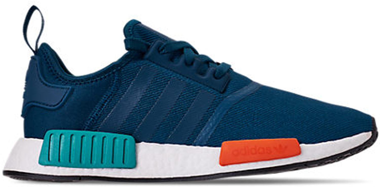 Sneakers og sko adidas Originals NMD R1 Blue Night Energy Orange Blå | G26510, 0