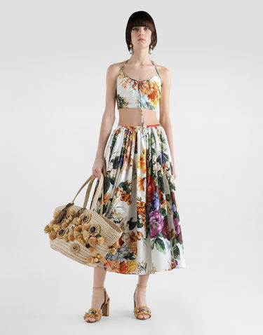 Nederdel Dolce & Gabbana Dolce & Gabbana Flower-Bouquet Print Midi Skirt Flerfarvet | F4CNZTHS5TRHA5PC, 1