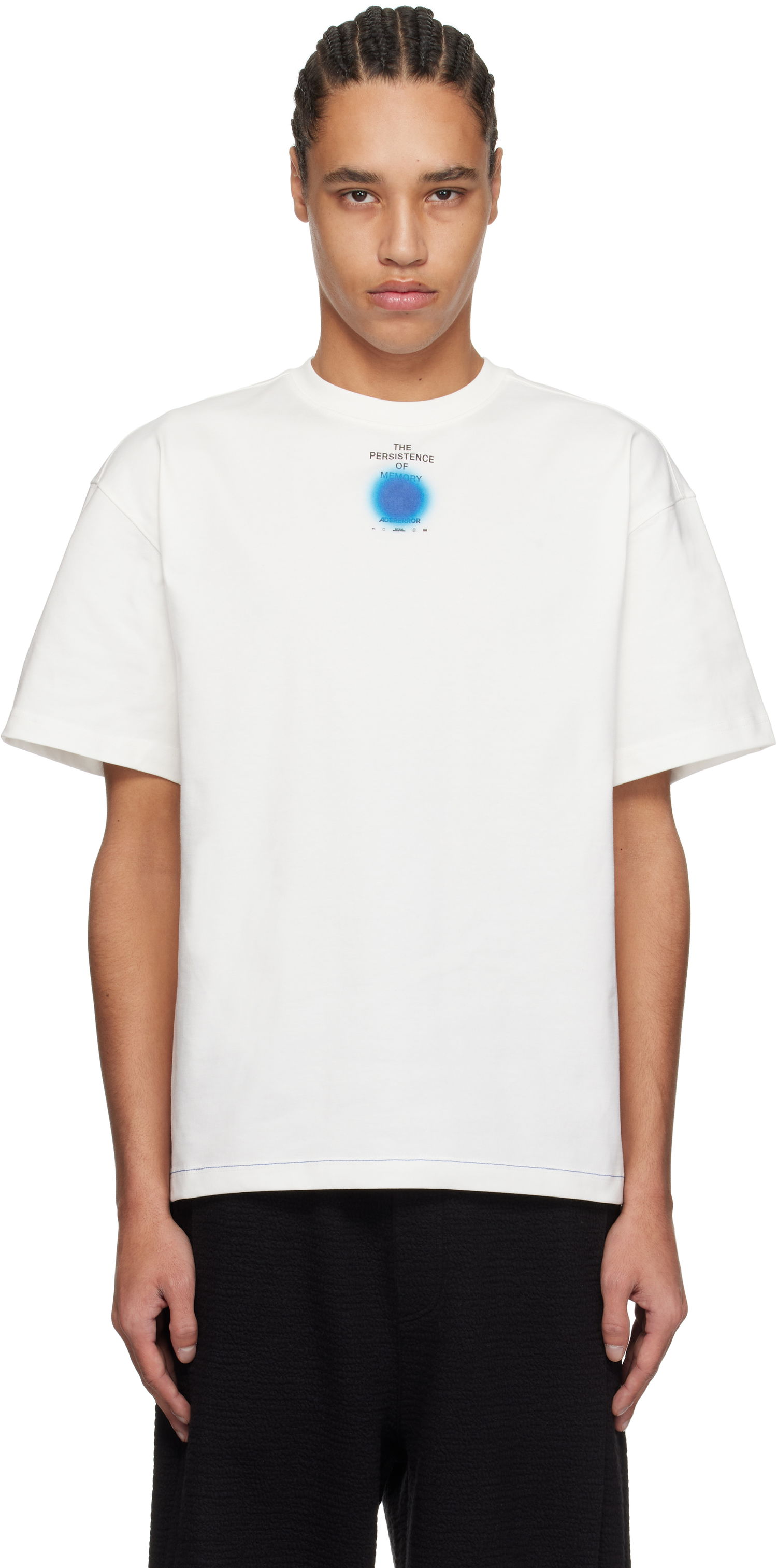 T-shirt ADER ERROR ADER error 0117 Persistence of Memory Graphic T-Shirt Hvid | BO01SSTS0117OW, 0