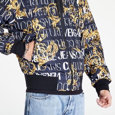 Jakke Versace Revers Logo Jacket Flerfarvet | 73GAS4D0CQS43G89, 1