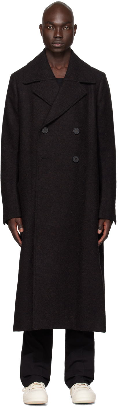 Frakker Rick Owens New Bell Coat Brun | RL02C7954 WFM, 0